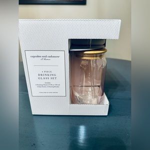 💕Cupcake and Cashmere Glass Set💕